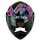 Casco Ich 3110 Kids Change Negro Fucsia